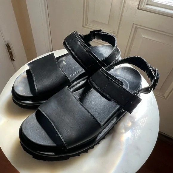 Dr. Martens Voss Black Sandals Size 7 - Picture 2 of 8